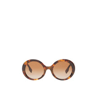 DARK TORTOISE AMBER Lunettes de soleil rondes oversize
