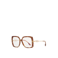 DEER PRINT Lunettes lumière bleue carrées oversize à maillon