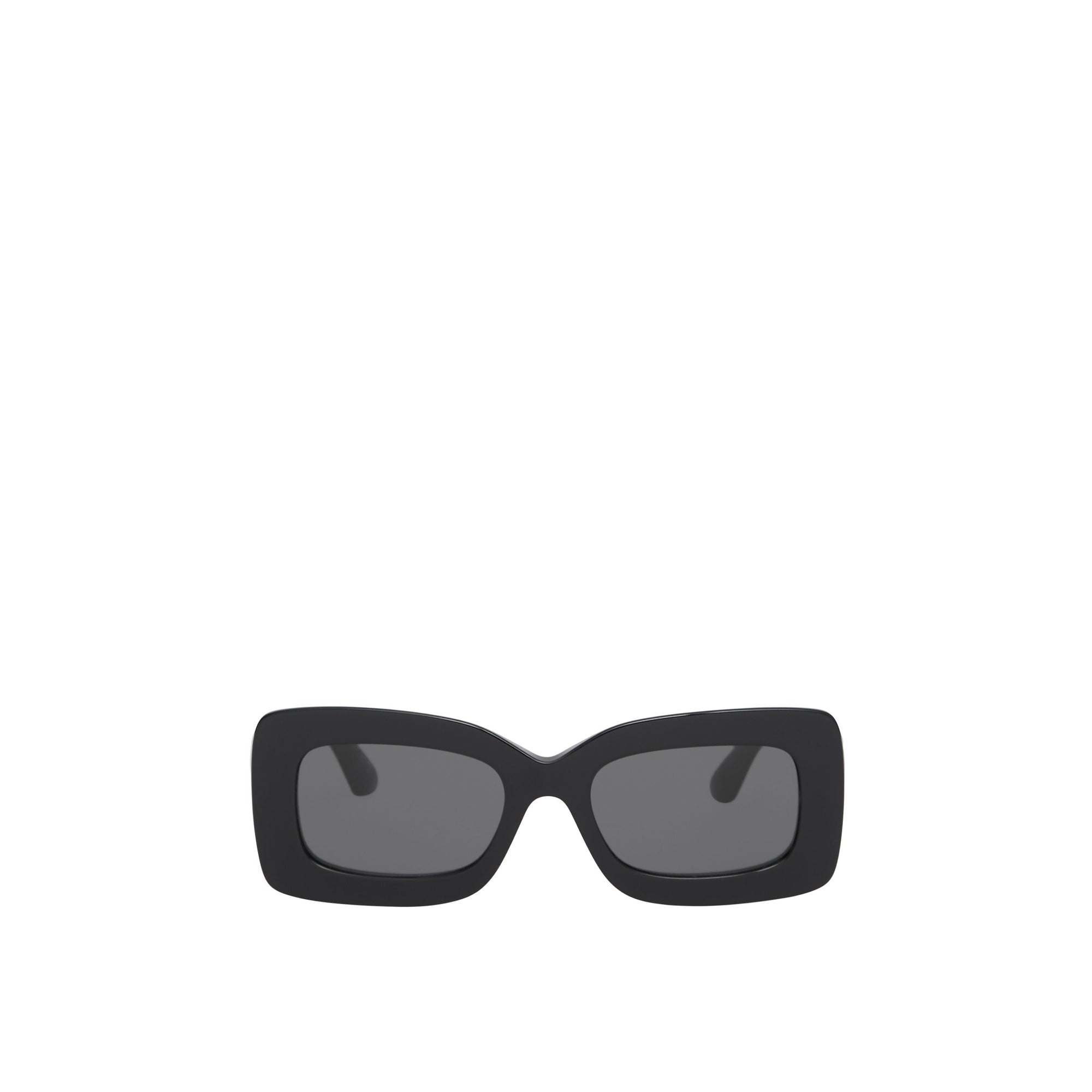 BLACK Lunettes de soleil rectangulaires Monogram