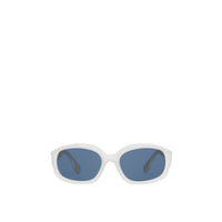 WHITE Lunettes de soleil ovales