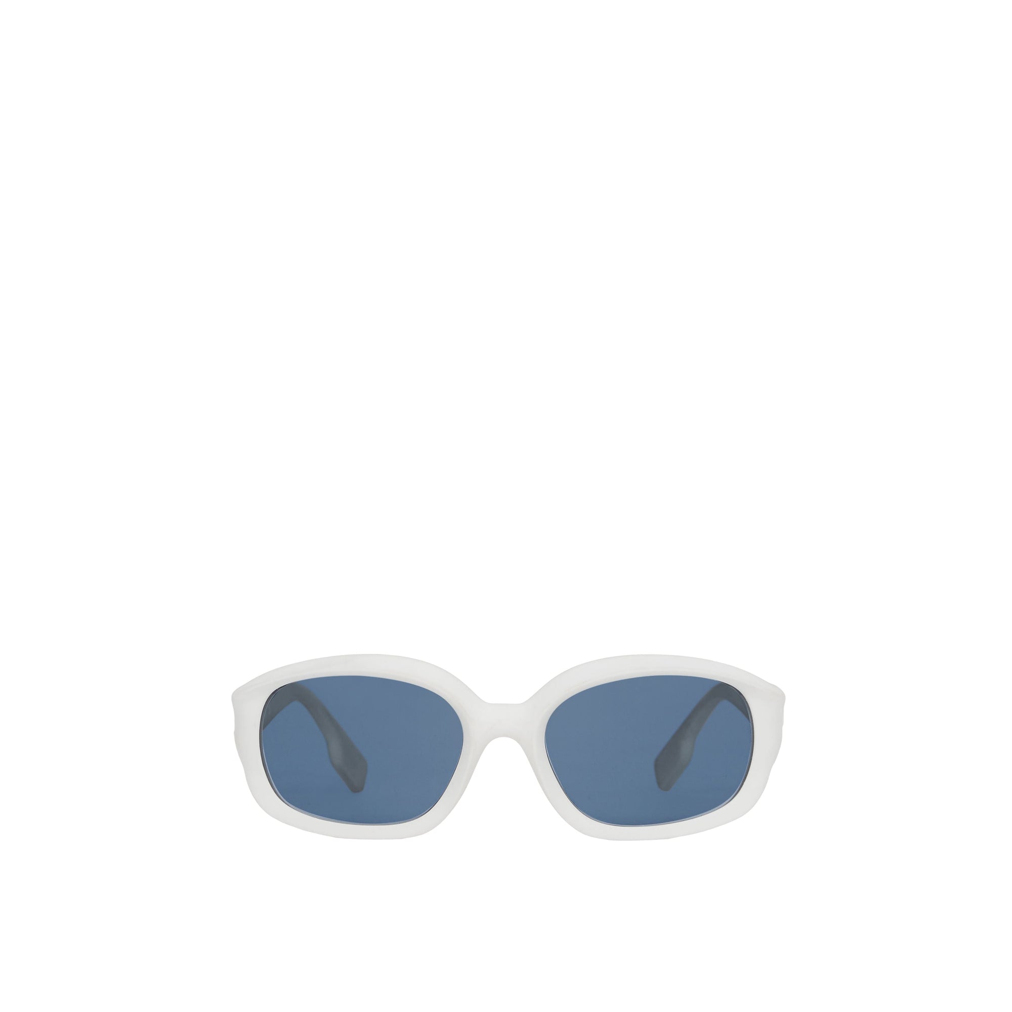 WHITE Lunettes de soleil ovales