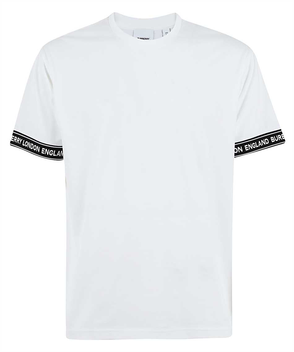 WHITE T-shirt oversize en coton avec bandes à logo