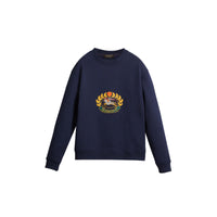 DARK BLUE Sweat-shirt en jersey revisité