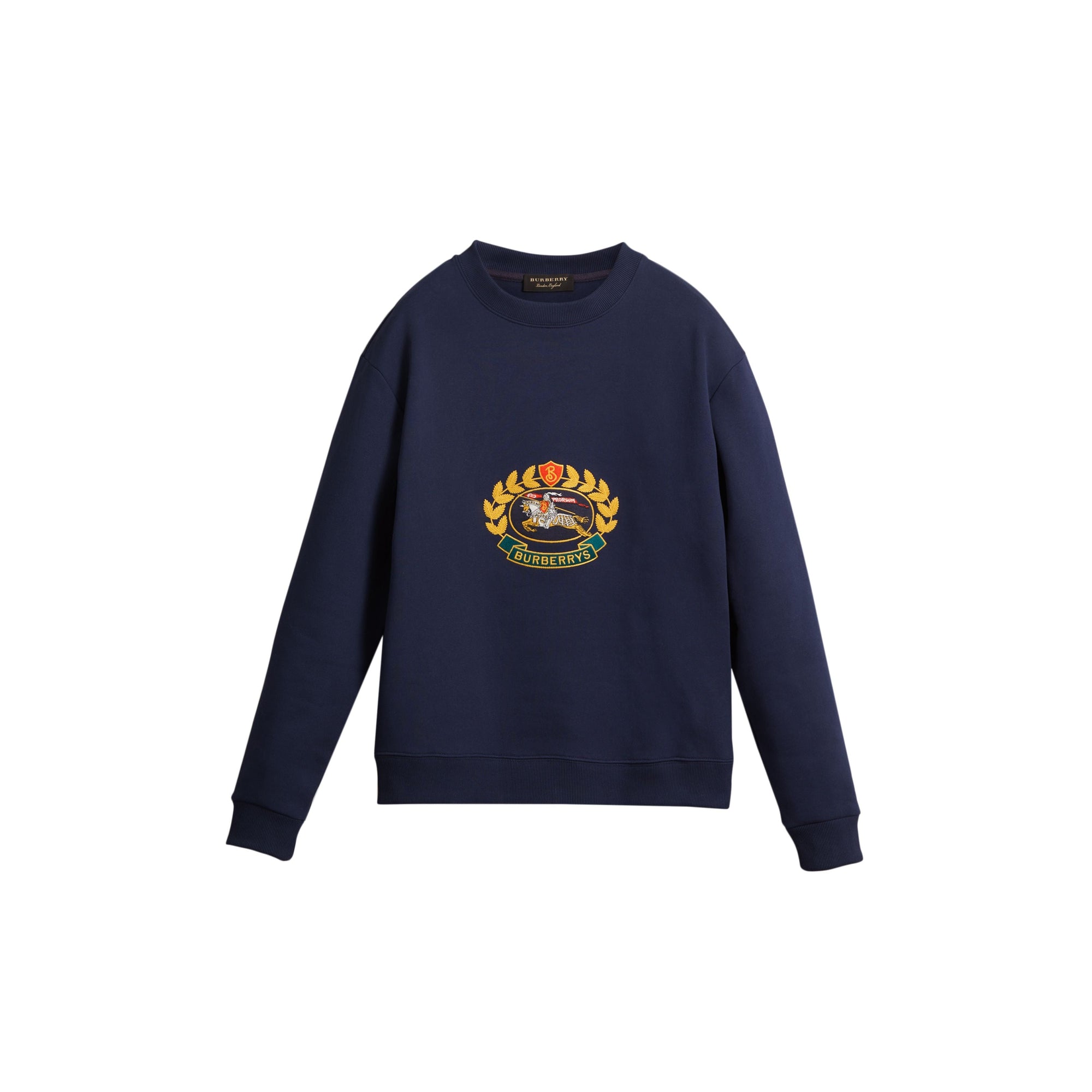 DARK BLUE Sweat-shirt en jersey revisité