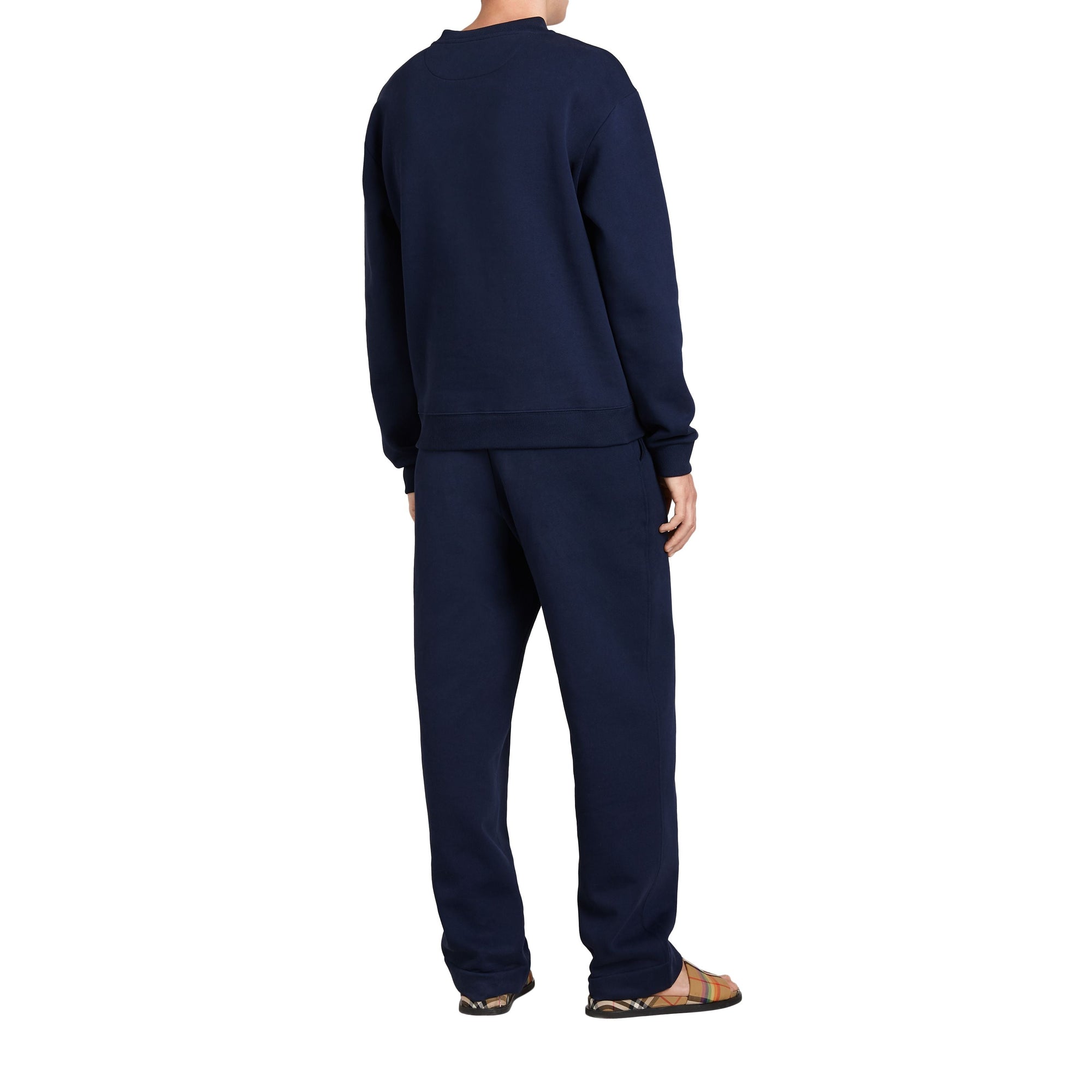 DARK BLUE Sweat-shirt en jersey revisité
