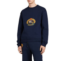 DARK BLUE Sweat-shirt en jersey revisité
