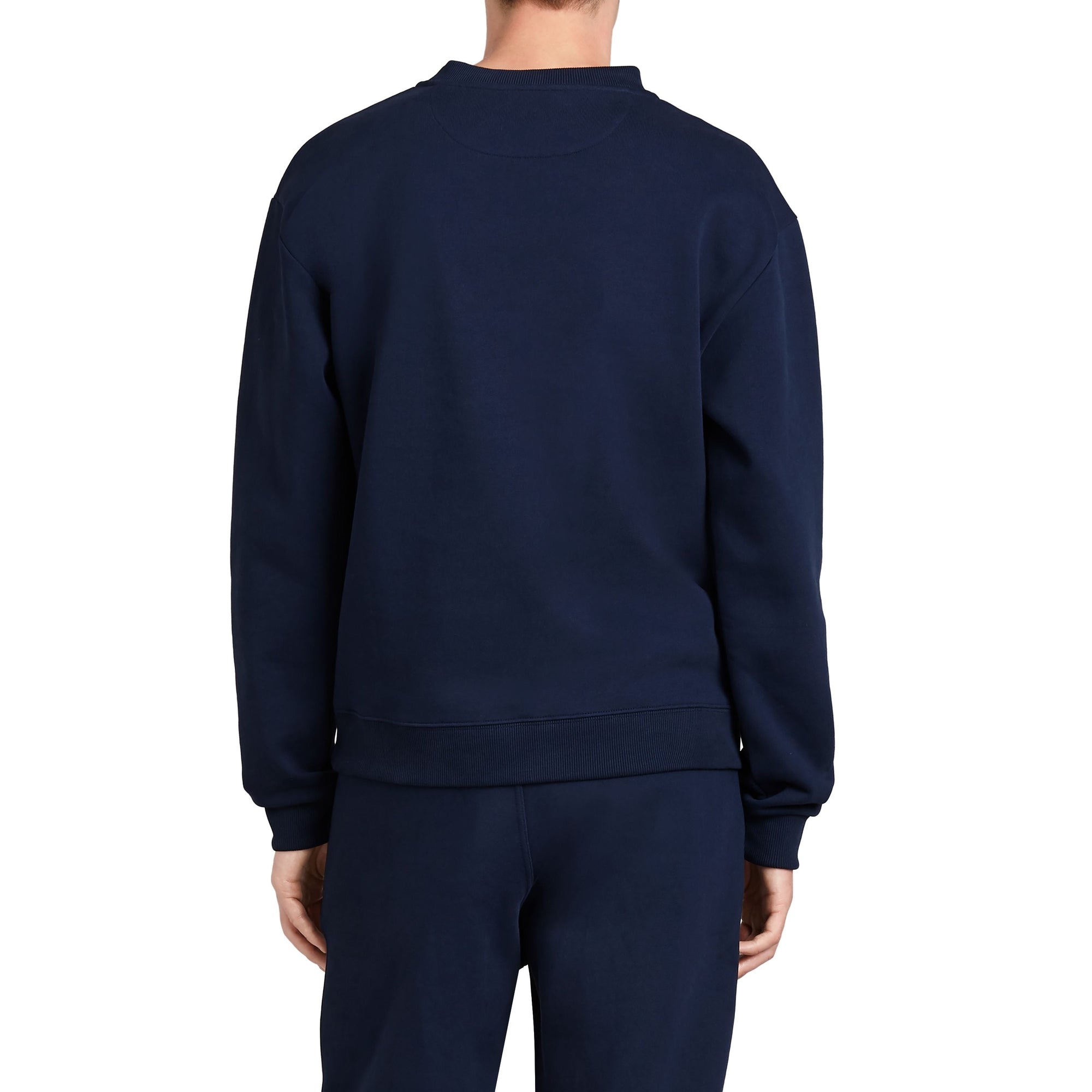 DARK BLUE Sweat-shirt en jersey revisité