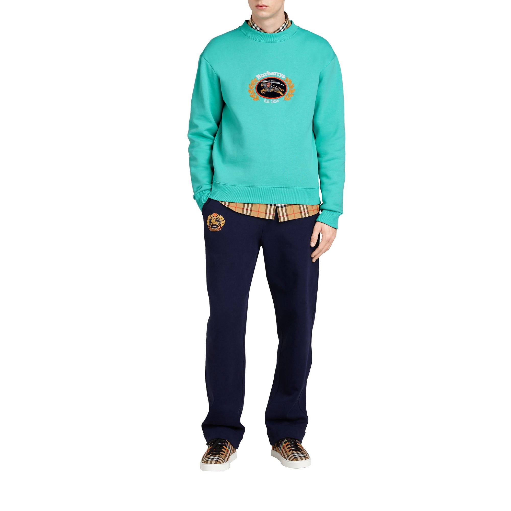 AQUA Sweat-shirt en jersey revisité