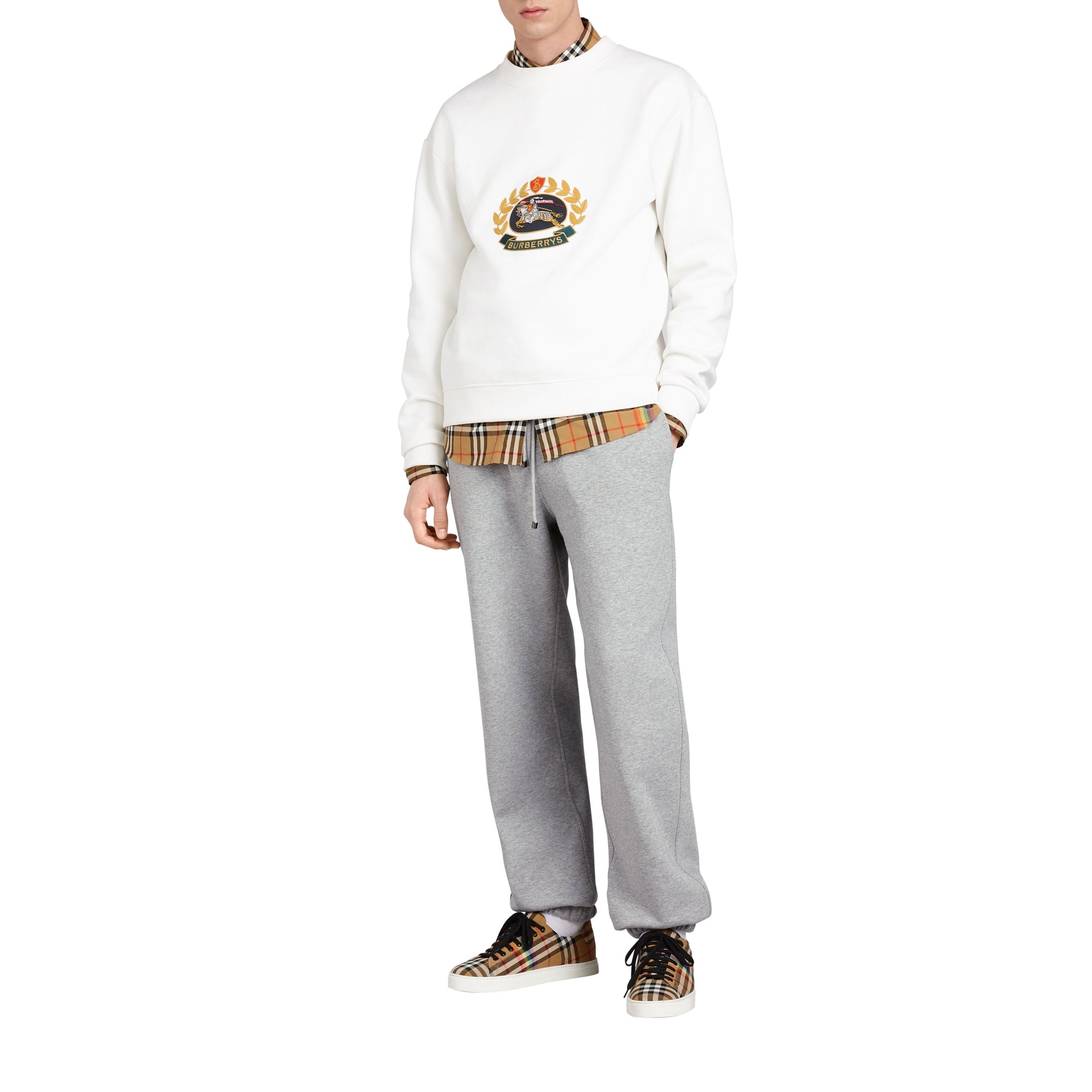 OFF_WHITE Sweat-shirt en jersey revisité