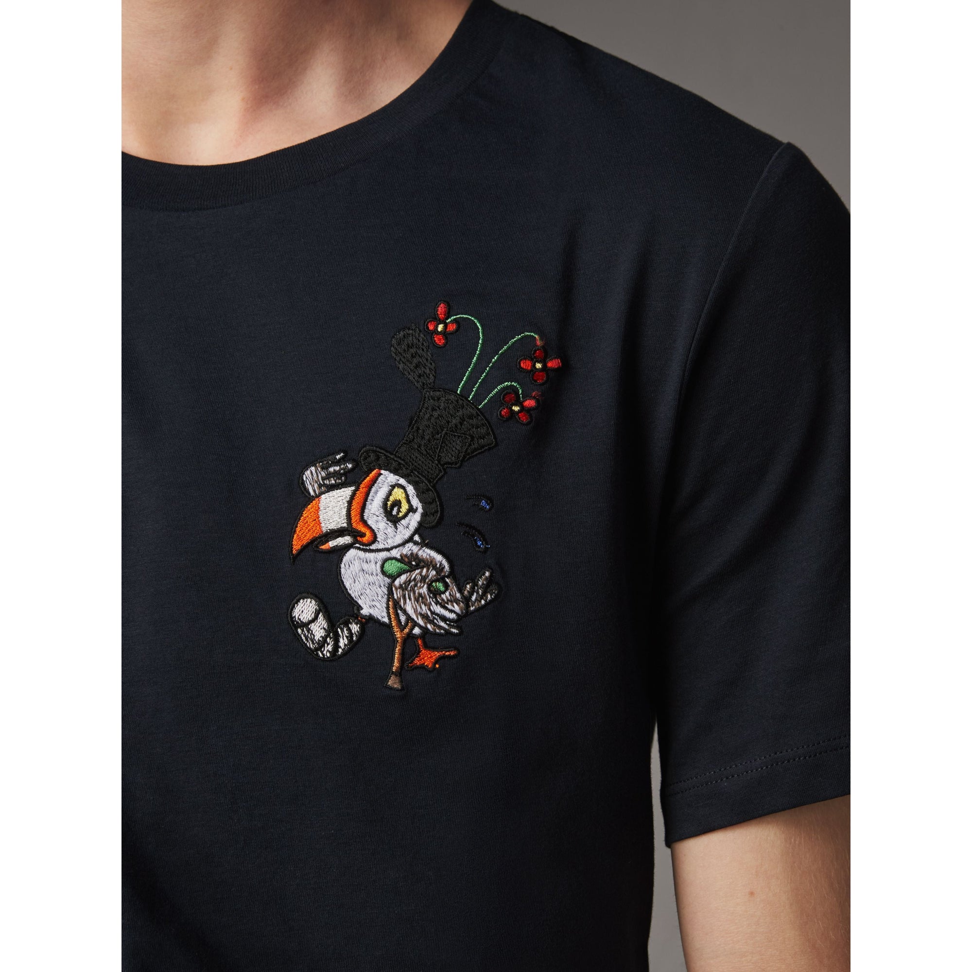 NAVY T-shirt en coton avec appliqué dessiné