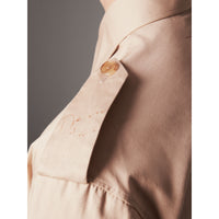 SAND Chemise militaire en coton à imprimé humoristique