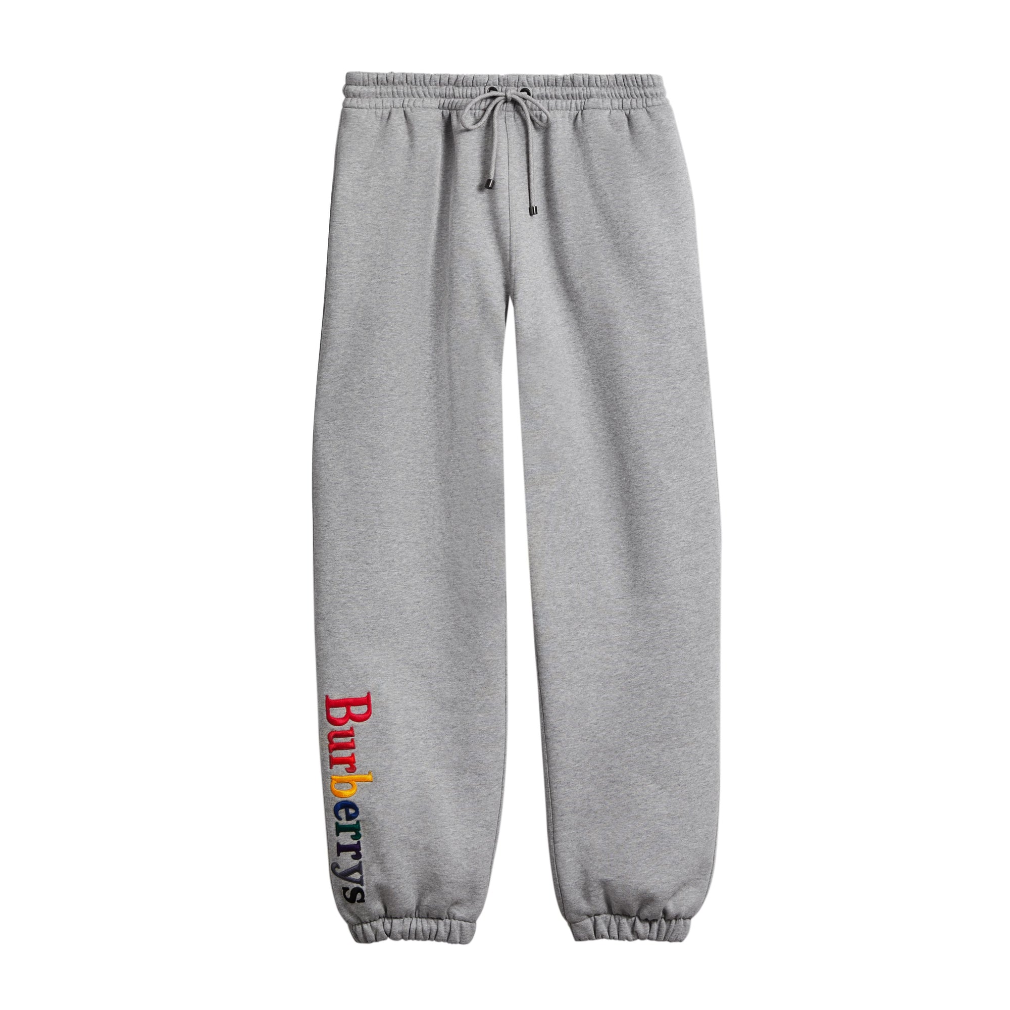 GREY MELANGE Pantalon de survêtement en jersey avec logo d'archive