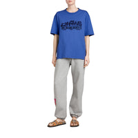 CORNFLOWER BLUE T-shirt en coton revisité