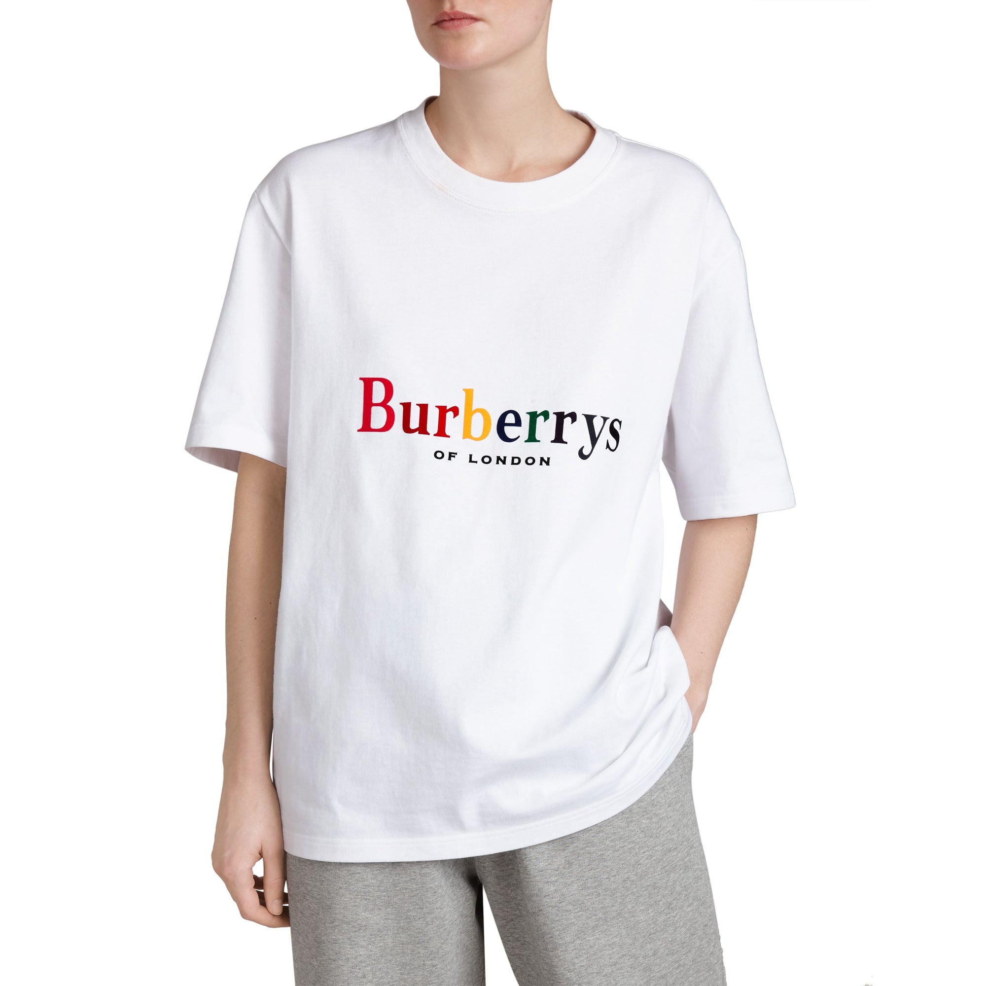 WHITE T-shirt en coton revisité