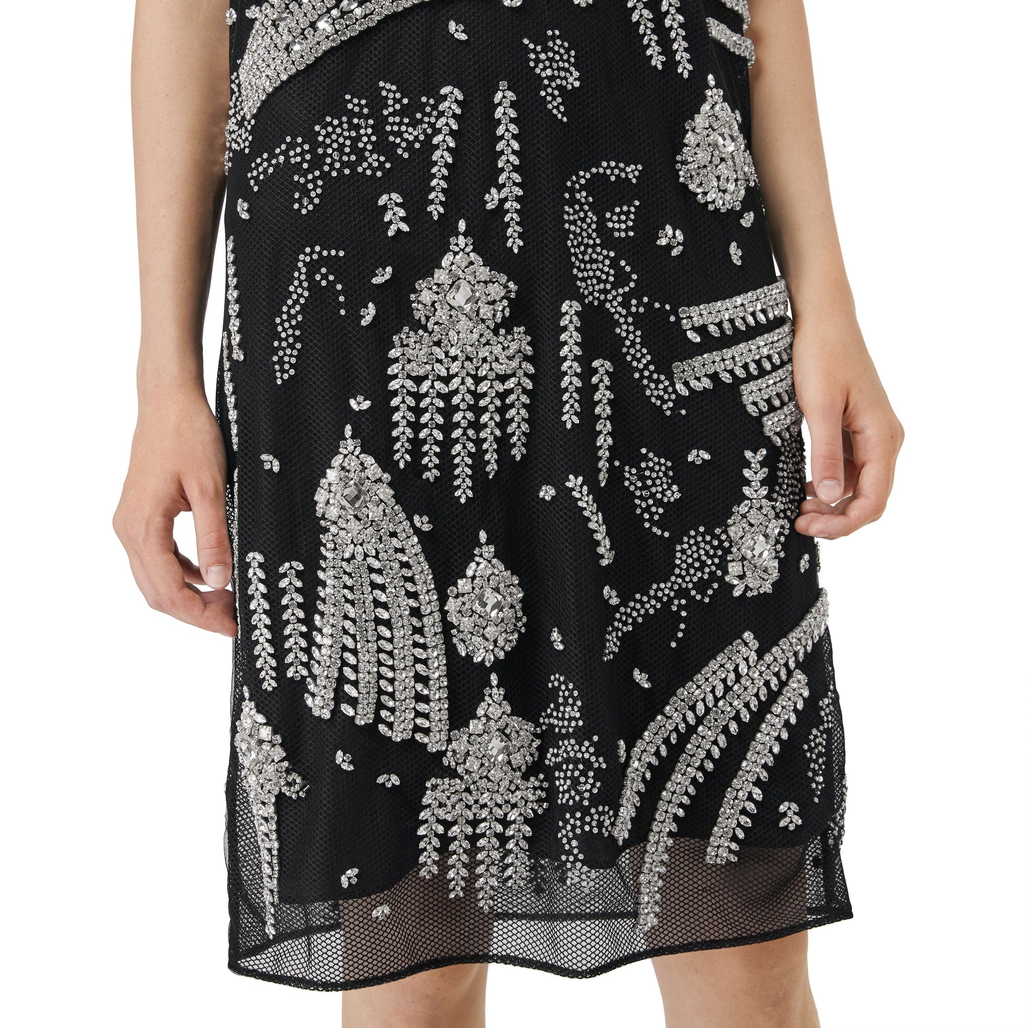 CRYSTAL Robe combinaison avec cristaux