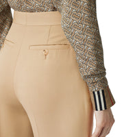 Pantalon ajusté en laine - Miel