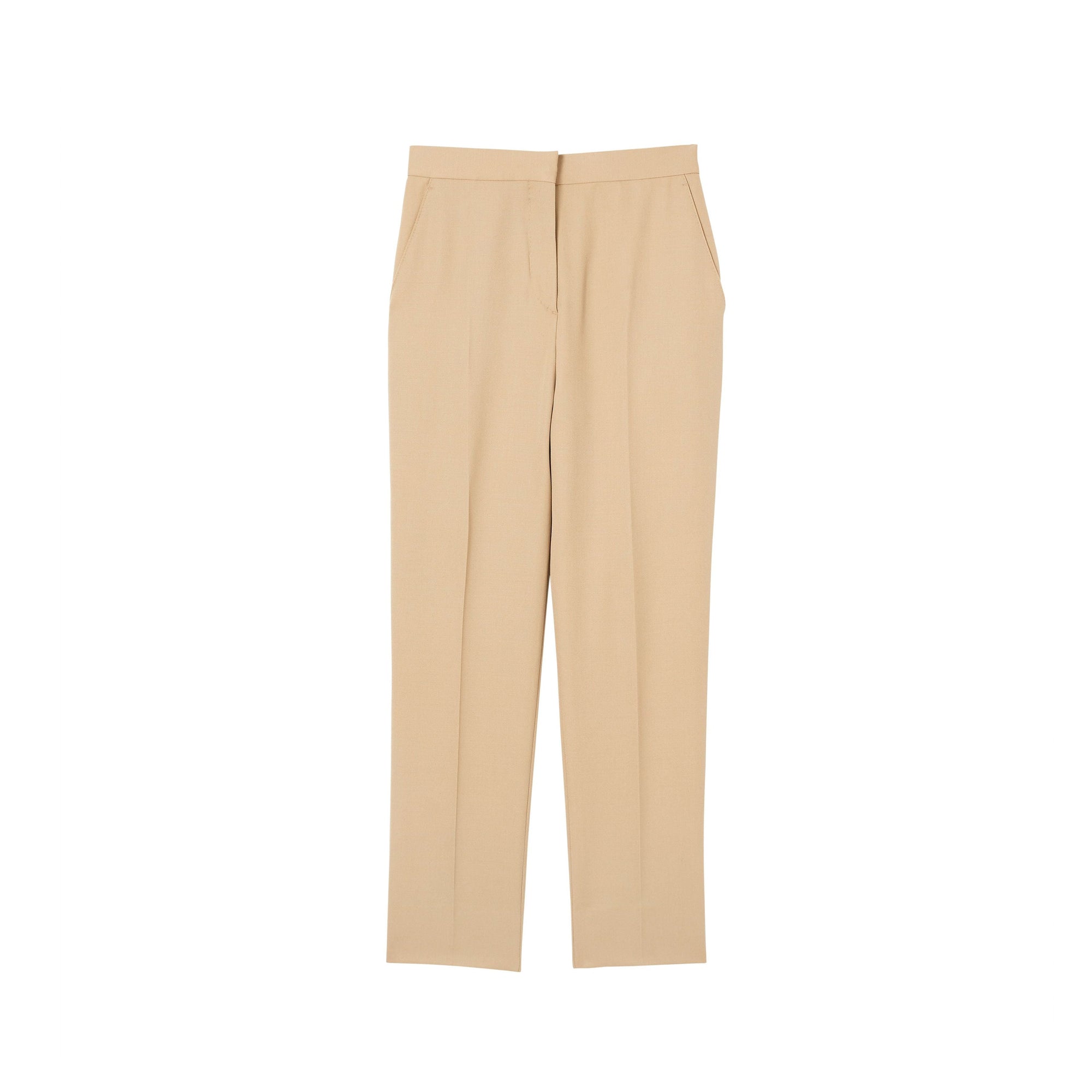 Pantalon ajusté en laine - Miel