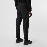 BLACK Pantalon fuselé en laine et mohair