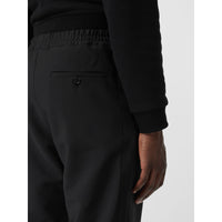 BLACK Pantalon fuselé en laine et mohair