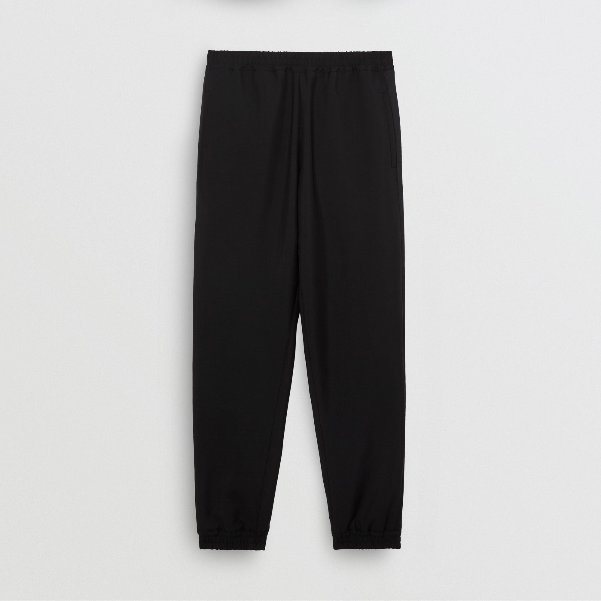 BLACK Pantalon fuselé en laine et mohair