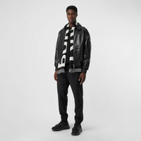 BLACK Pantalon fuselé en laine et mohair