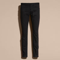 BLACK Jean slim militaire