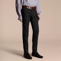 BLACK Jean slim militaire
