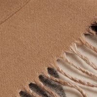 IVORY Étole en cachemire et laine avec doublure à motif check