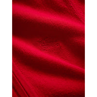 MILITARY RED Cardigan bomber en coton avec coudières à motif check