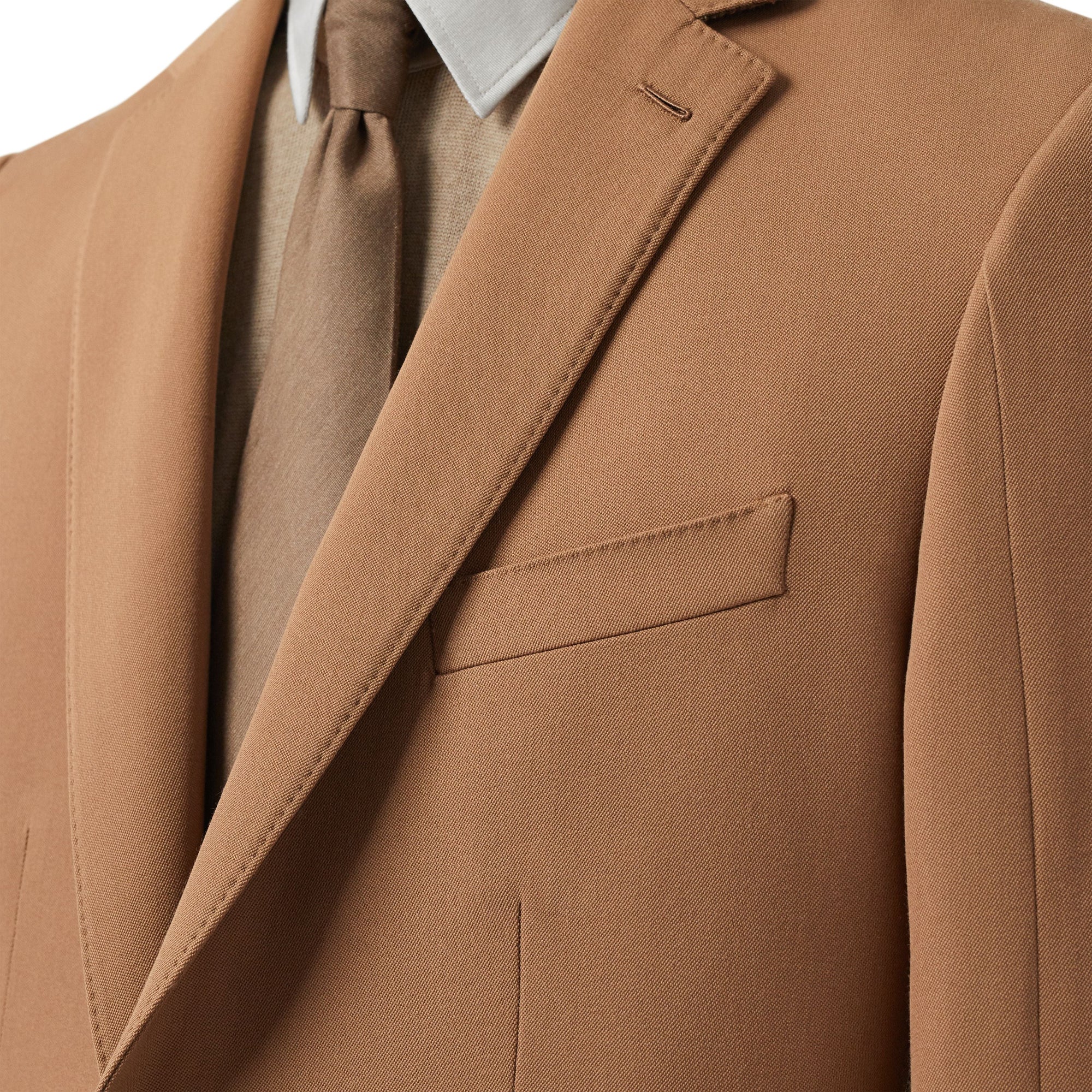 Manteau en poil de chameau avec veste amovible en laine - Camel intense