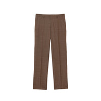 Pantalon de costume en laine peau de requin - Brun Intense