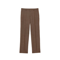Pantalon de costume en laine peau de requin - Brun intense