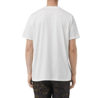 OPTIC WHITE T-shirt en coton avec imprimé gorille