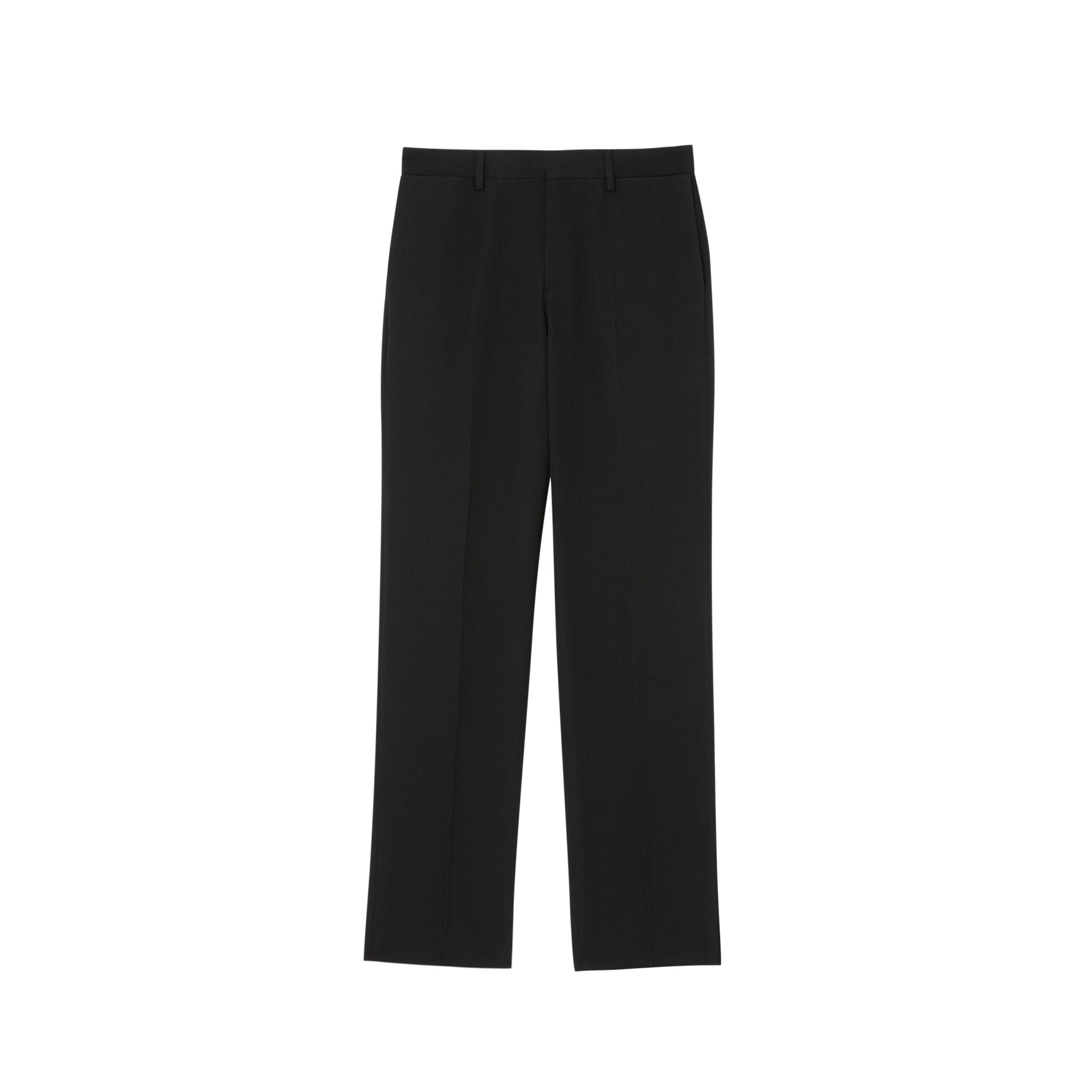Pantalon de costume en laine avec poche - Noir