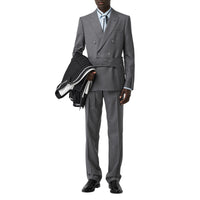 Veste de costume en laine avec ceinture cargo - Gris anthracite