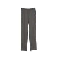 Pantalon de costume en laine avec ceinture - Gris anthracite