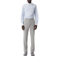 LIGHT PEBBLE GREY Pantalon de costume en jersey de cachemire et soie