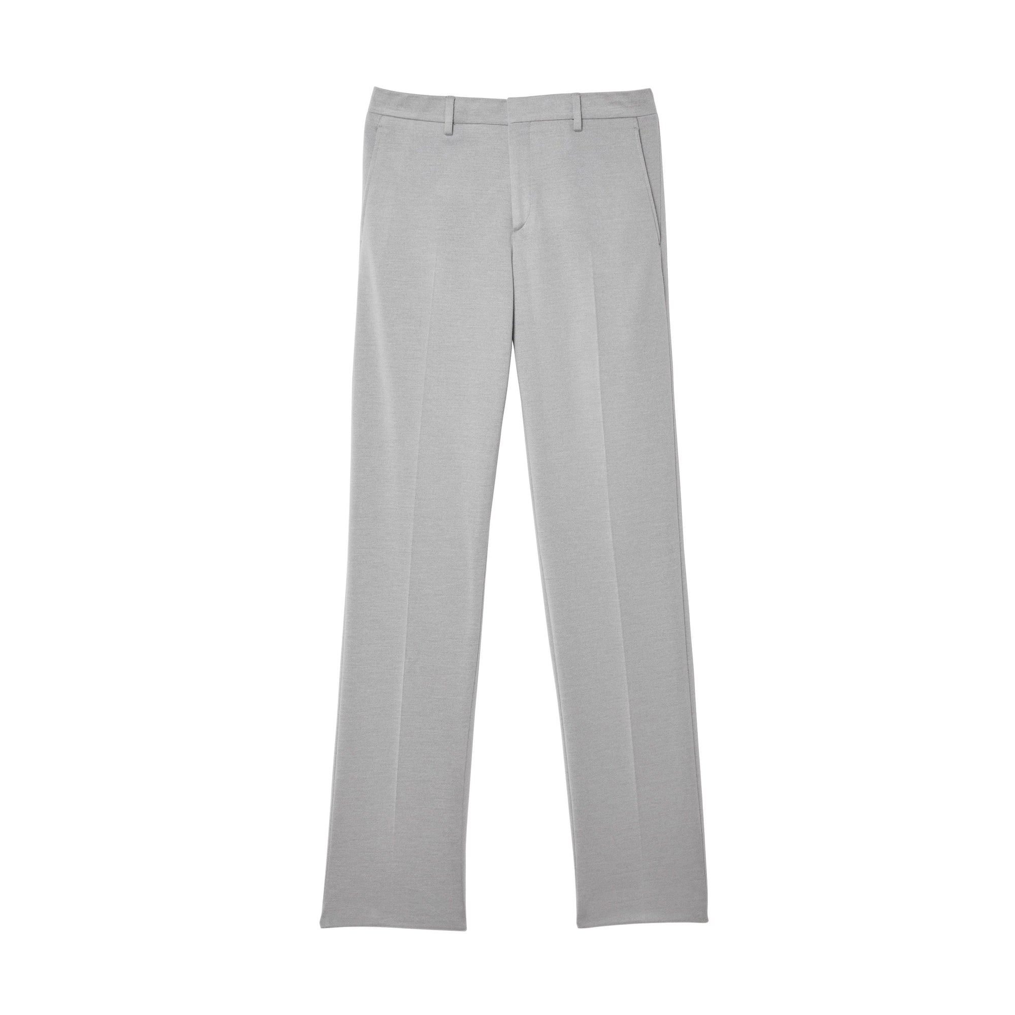 LIGHT PEBBLE GREY Pantalon de costume en jersey de cachemire et soie
