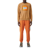 Sweat-shirt en coton avec logo - Noix intense