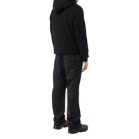 Sweat-shirt à capuche en coton avec logo - Noir