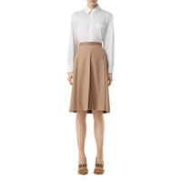 Chemise oversize en jersey de soie - Blanc naturel