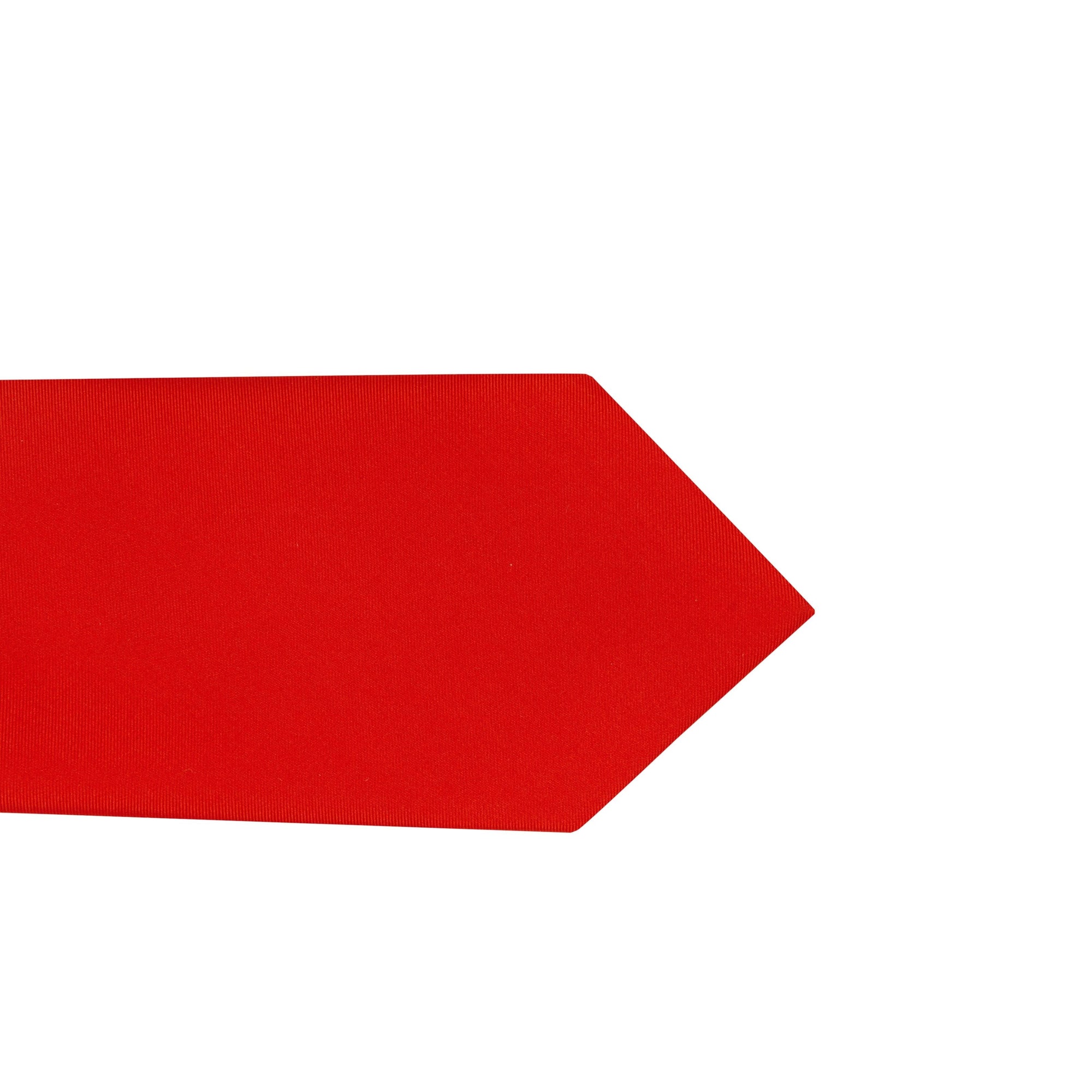 Cravate classique en soie - Rouge vif