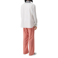 LIGHT PEBBLE GREY IP Chemise oversize en popeline de coton vichy