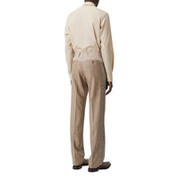 Chemise en popeline de coton avec cristaux et col amovible - Sésame