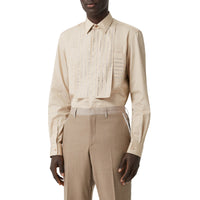 Chemise en popeline de coton avec cristaux et col amovible - Sésame