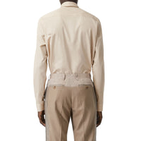 Chemise en popeline de coton avec cristaux et col amovible - Sésame