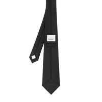 Cravate classique en soie - Noir