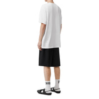 Short ajusté en mohair et laine avec découpe arrière - Noir