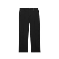 Pantalon ample en laine avec découpe arrière - Noir
