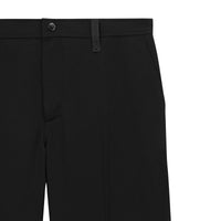 Pantalon ample en laine avec découpe arrière - Noir
